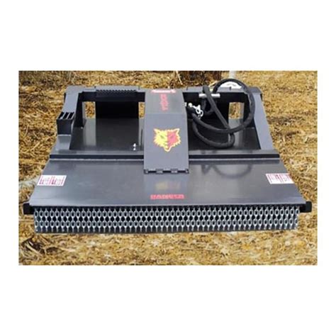 brush wolf skid steer mowers|skid steer brush grinder attachment.